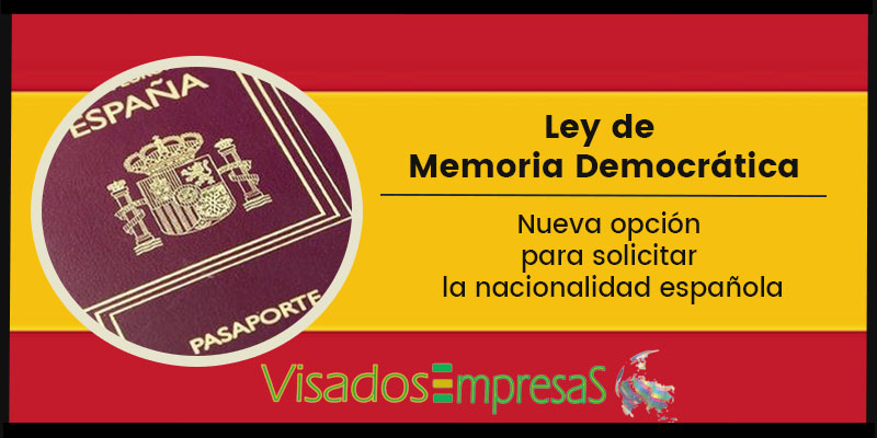 Gestión de la nacionalidad española bajo la ley de Memoria Democrática