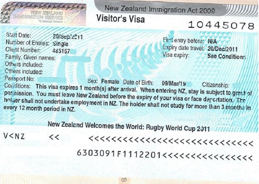 Visado Nueva Zelanda Visados Empresas