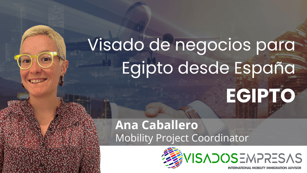 Visado de negocios para Egipto desde España