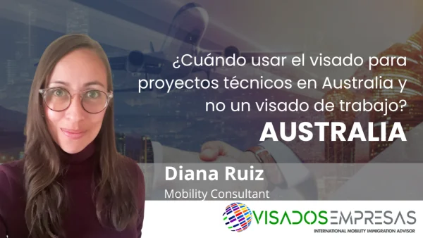 visado para proyectos técnicos Australia