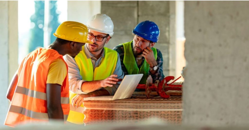 trabajadores de la construccion