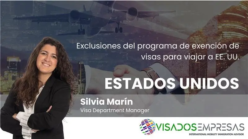 Exclusiones del programa de exención de visas para viajar a EEUU