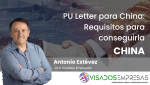 PU letter visado a China