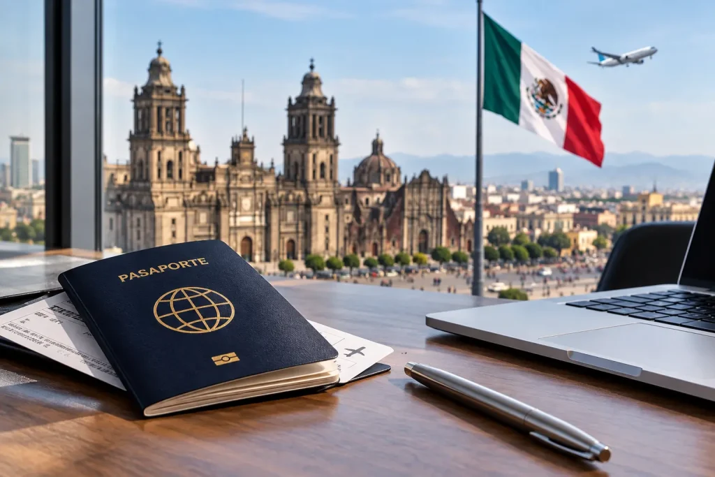Visado para México para empresas y trabajadores desplazados